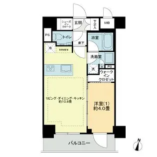 プレシス練馬ステーションフロント【2階】の間取り