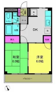 サンシティ日吉【1階】の間取り