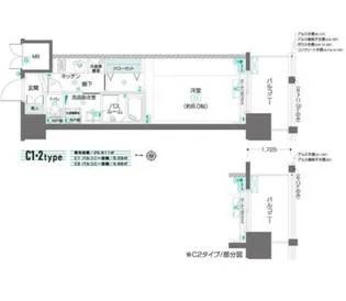 ZOOM東陽町【11階】の間取り
