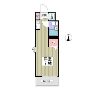 ジョイフル大和南【3階】の間取り