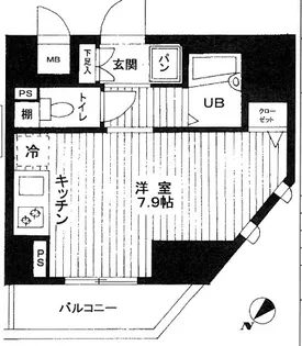ブライズ桜台【9階】の間取り