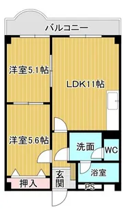 st.Maria Garden Hills【1階】の間取り