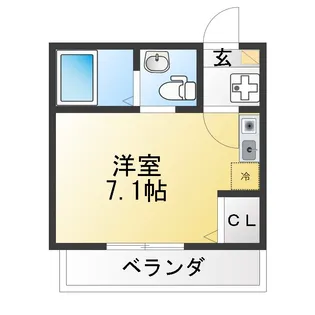 ヴィラディアス横浜IV【3階】の間取り