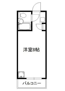 五反田ハイム【8階】の間取り