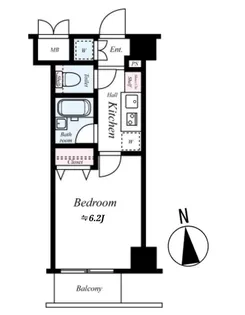 アルテリア浜松町【7階】の間取り