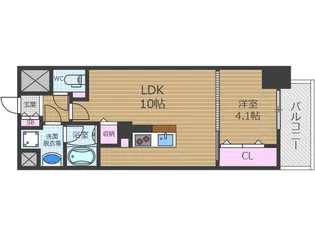 サンセール双葉町【3階】の間取り