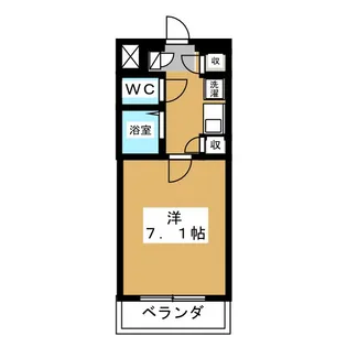 シャコンヌ大南【2階】の間取り