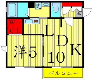 ラフィーネコートアヤセ【2階】の間取り