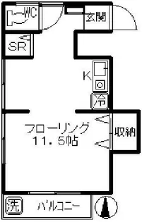 コーポスギケン【2階】の間取り