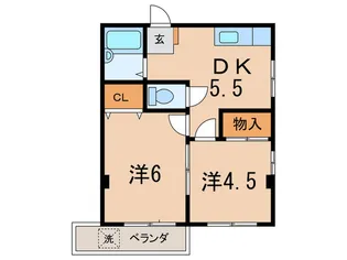 ビスタリアハイツ【3階】の間取り