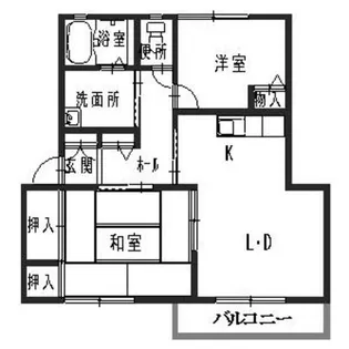 シャーメゾン北野【2階】の間取り
