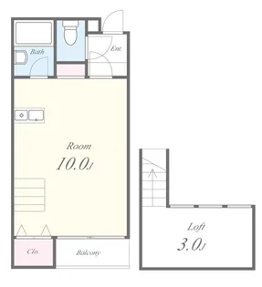 エクラ平野【2階】の間取り