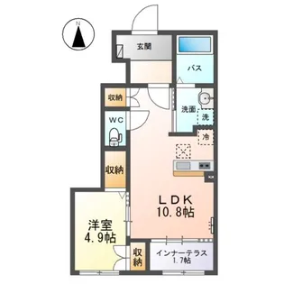 グランディオ【1階】の間取り