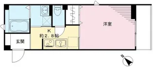 メゾン・ド・フルール・駒込【3階】の間取り