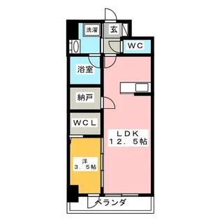 コンフォール亀有【5階】の間取り