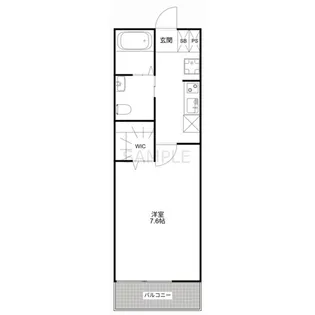 エムクオート淵野辺共和【3階】の間取り