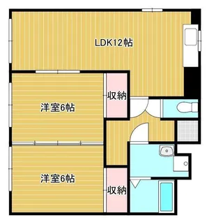 メゾン筑紫【4階】の間取り