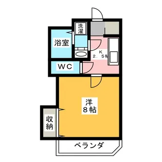 マリーン・ラ・セーヌ【1階】の間取り