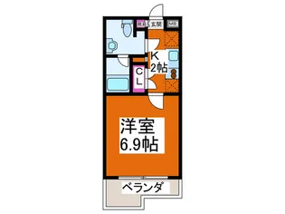 プロスパーハイツ深井【2階】の間取り