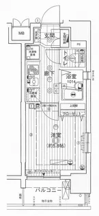 アルカディア西荻窪【6階】の間取り
