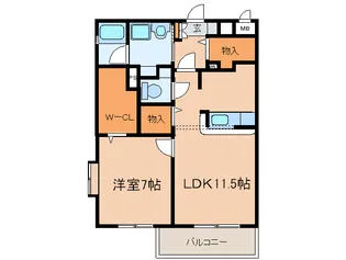 COSMOIR【2階】の間取り