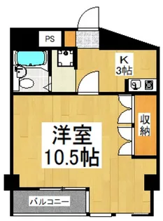 フラットサカエ【3階】の間取り