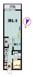コンソナンス東麻布【1階】の間取り