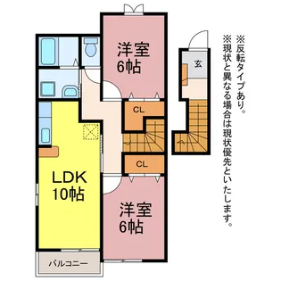 シンシア【2階】の間取り