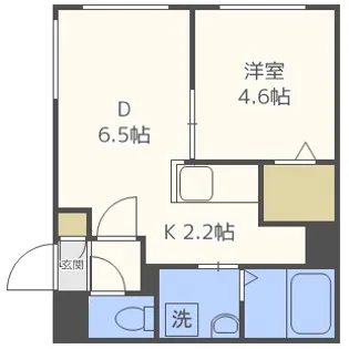 ベルノワール西町【3階】の間取り