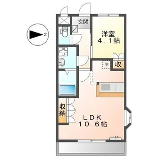 エバーハイム【2階】の間取り