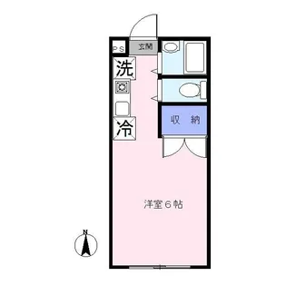 メディコK【1階】の間取り