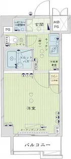 ルーブル多摩川弐番館【1階】の間取り