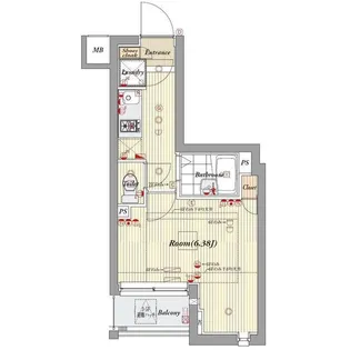 ビバリーホームズ中延II【1階】の間取り