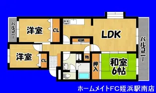Wプロスパー潤【2階】の間取り