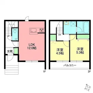 仮称)大庭メゾン【1階】の間取り