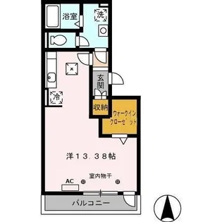 エレガンシア【1階】の間取り
