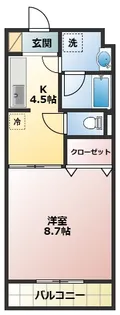 コンフィアンス【4階】の間取り