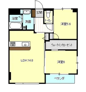 プレミール【2階】の間取り
