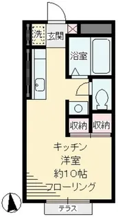 ディアコート経堂(宮坂)【1階】の間取り