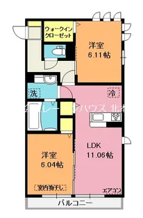 グランヴェールI【3階】の間取り