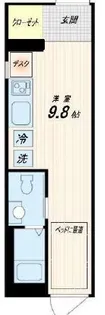 Fullea神楽坂【4階】の間取り