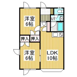 シャインA【3階】の間取り