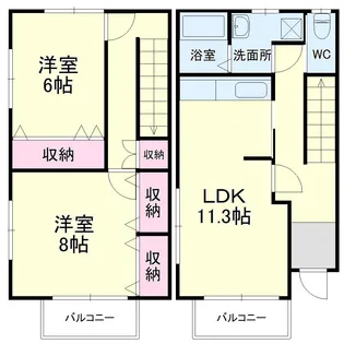 はぴねすの間取り