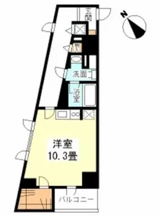TKフラッツ渋谷【8階】の間取り