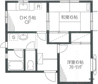 パークビレッジC棟【1階】の間取り