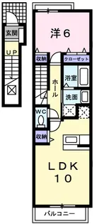 トゥインクル【2階】の間取り