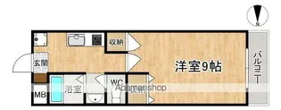 杉ヶ町北ビル【2階】の間取り
