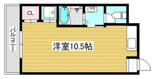 エスパシオ別府【3階】の間取り
