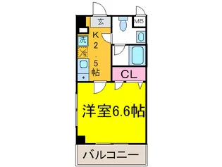 ラテルドムス【2階】の間取り