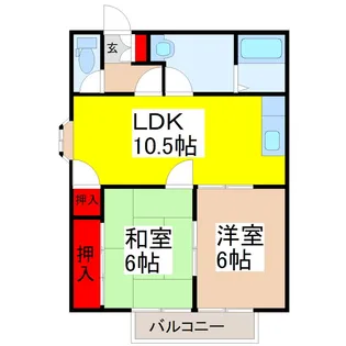 グランボヌール【2階】の間取り